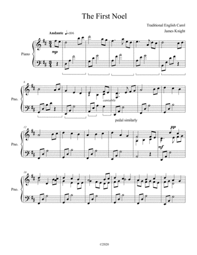 The First Noel (arr. Knight)
