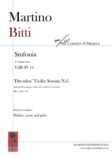 Martino Bitti. Dresden sonata N.6 in A major (arr. Sneakwood Editions)