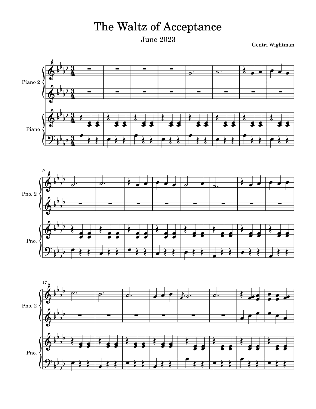 The Waltz of Acceptance (duet)