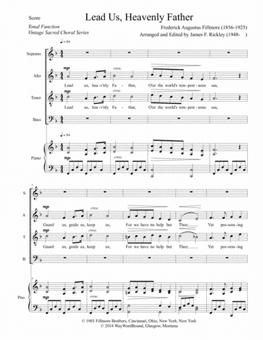 Lead Us, Heavenly Father (arr. James F. Rickley)