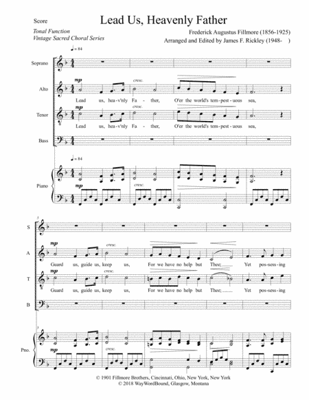 Lead Us, Heavenly Father (arr. James F. Rickley)