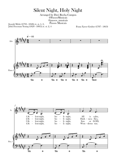 Silent Night, Holy Night (arr. Davi Rocha Campos)