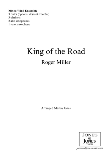 King Of The Road (arr. Martin Jones)
