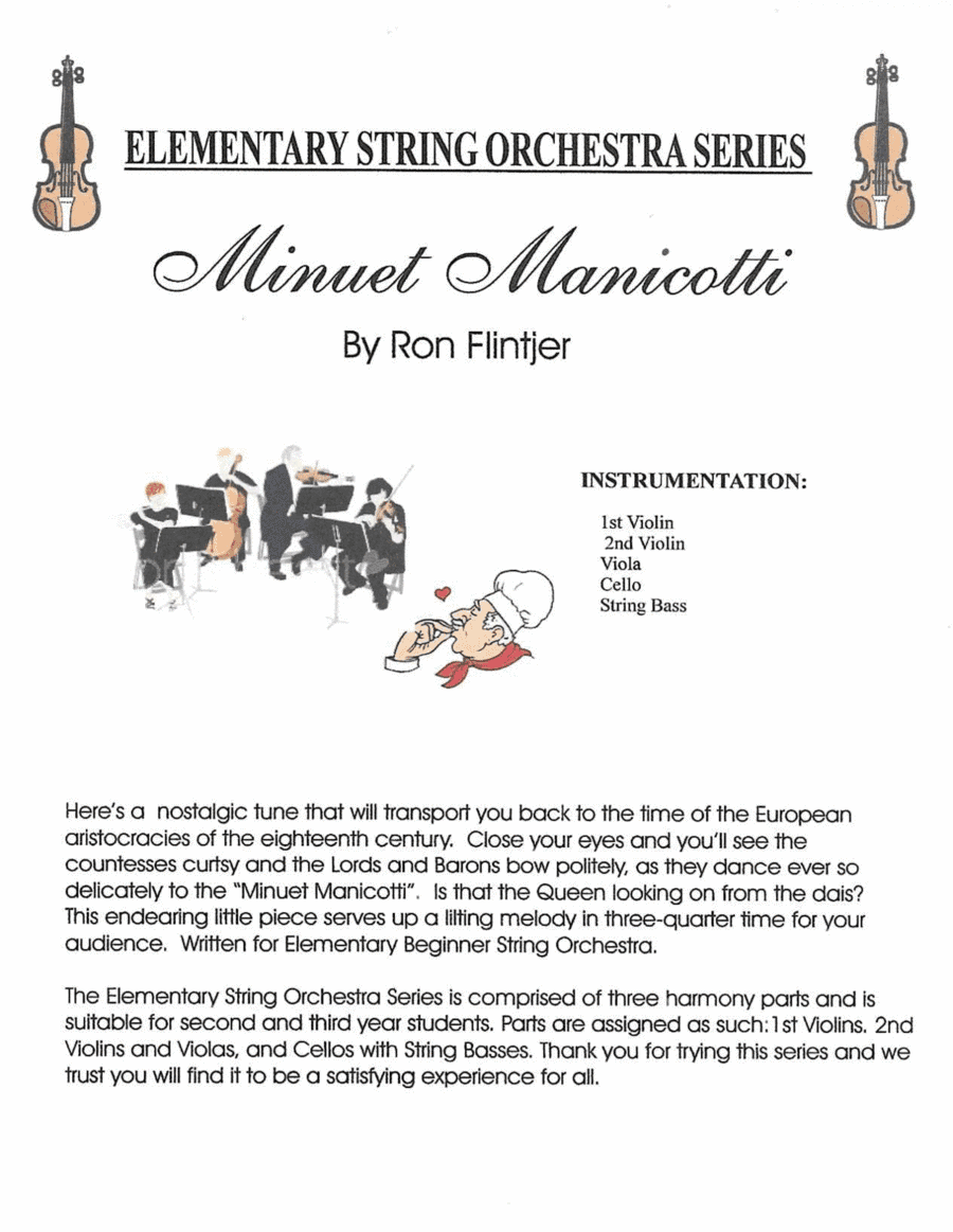 MINUET MANICOTTI