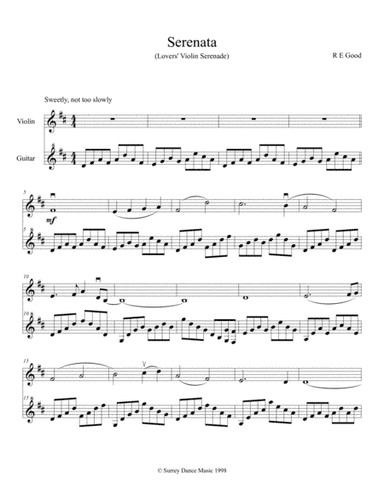 Serenata (Lovers' Violin Serenade)
