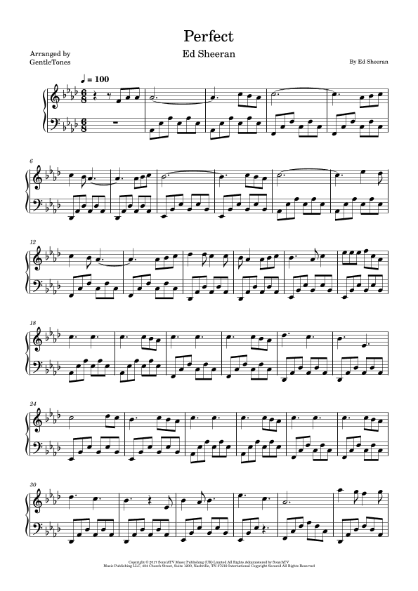 Perfect (arr. GentleTones)