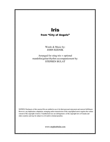 Iris (arr. Stephen Bulat)