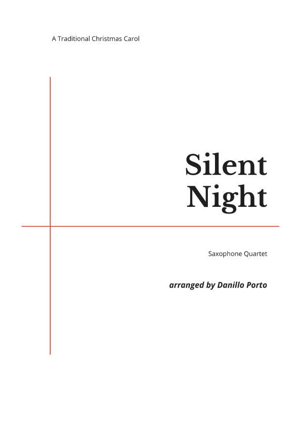 Silent Night - Saxophone quartet (arr. Danillo Porto)