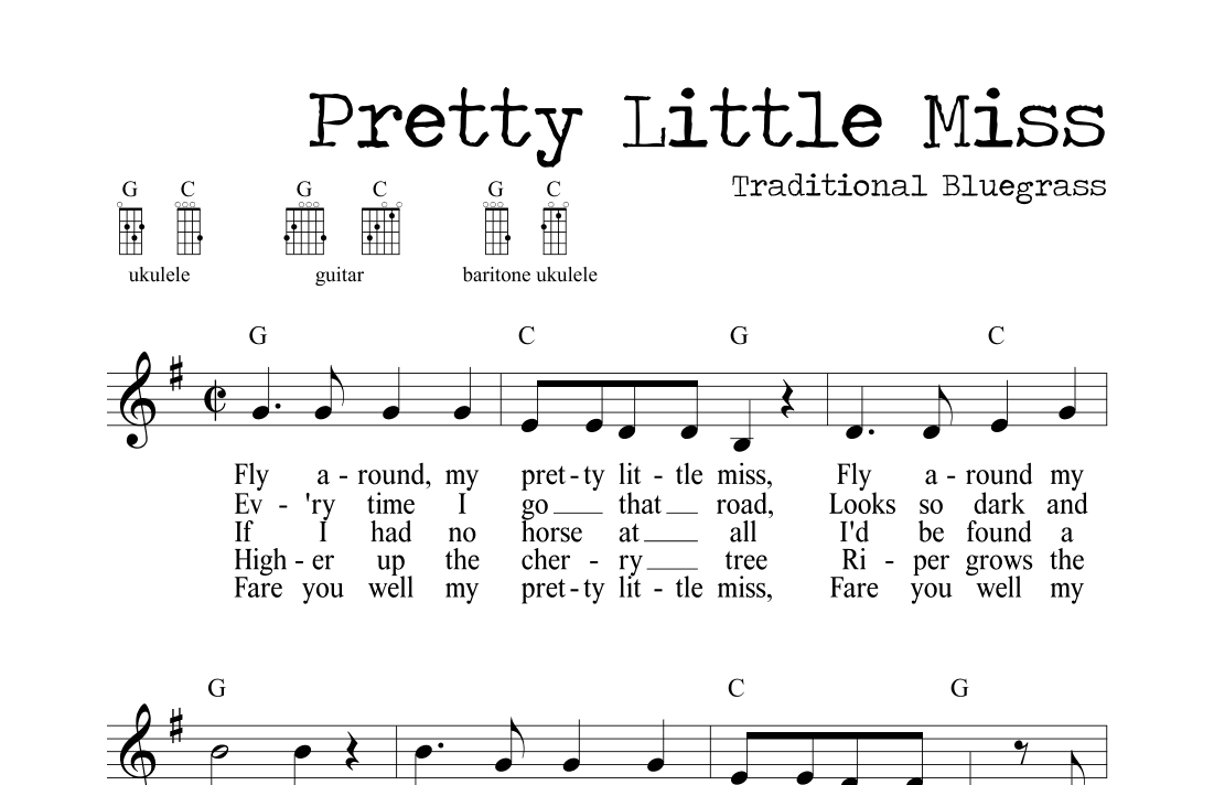 Pretty Little Miss (arr. M. Ryan Taylor)