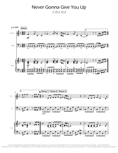 Never Gonna Give You Up (arr. Ygor Nunes)