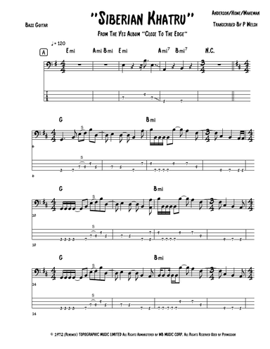 Siberian Khatru (arr. P Welsh)