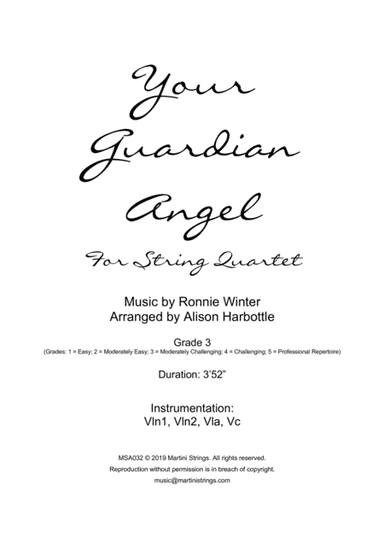 Your Guardian Angel (arr. Alison Harbottle)