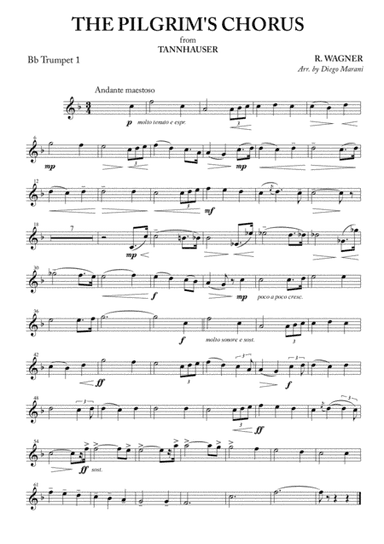 The Pilgrim's Chorus for Brass Quartet (arr. Diego Marani)