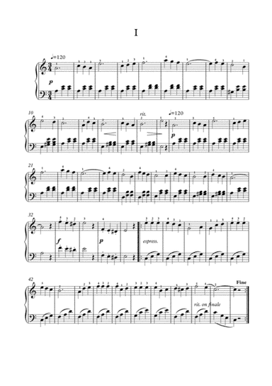 Easy short piano melodies of 19th Century (arr. Museus)