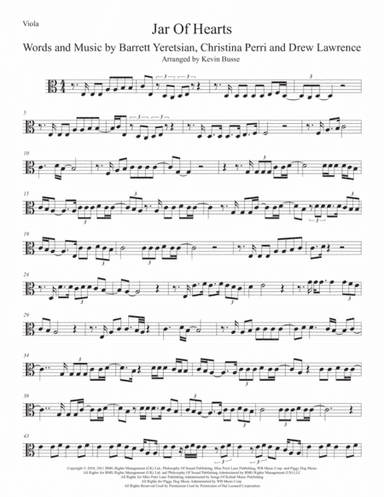 Jar Of Hearts (arr. Kevin Busse)