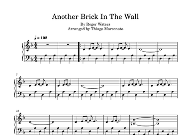 Another Brick In The Wall (arr. Thiago Marconato)