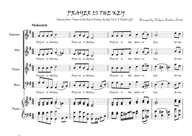 Prayer is the Key (arr. Holyone Tombari Dodoh)