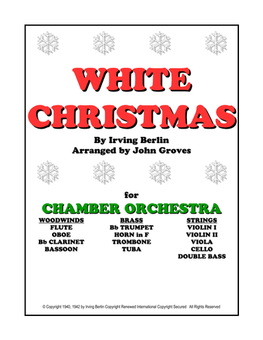 White Christmas (arr. John Groves)