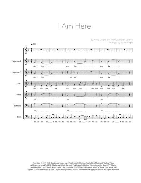 I Am Here (arr. Bsharpe Music)