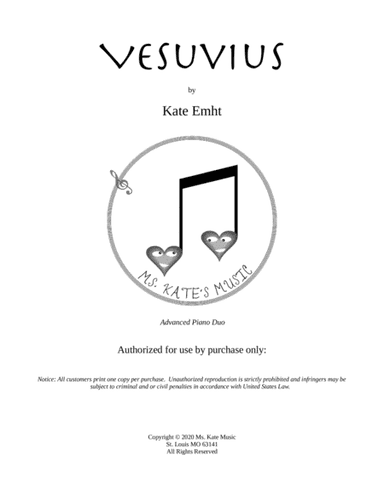 Vesuvius (Advanced Piano Duo)