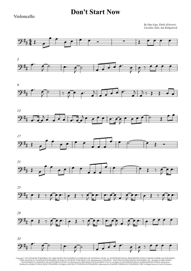 Don't Start Now (arr. Wesley S. SIlva)