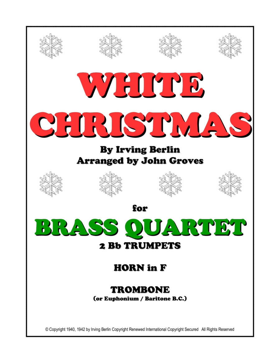 White Christmas (arr. John Groves)