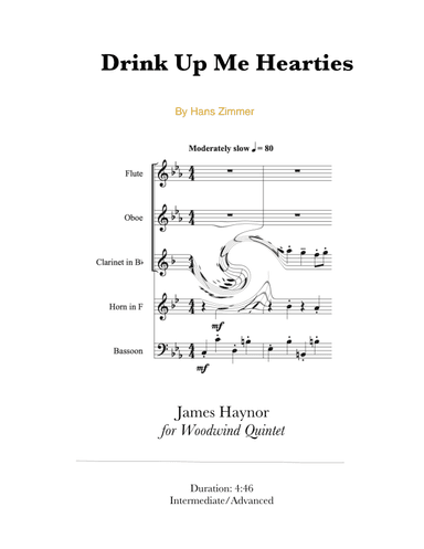 Drink Up Me Hearties (arr. James Haynor)