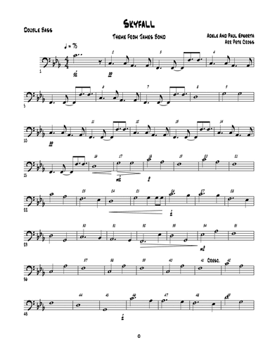 Skyfall (arr. Pete Cross)