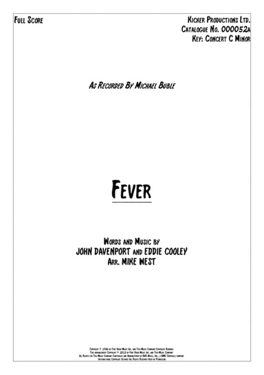Fever (arr. Mike West)