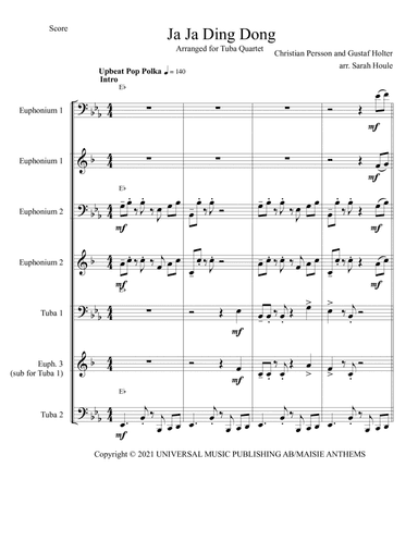 Ja Ja Ding Dong (arr. Sarah Houle)