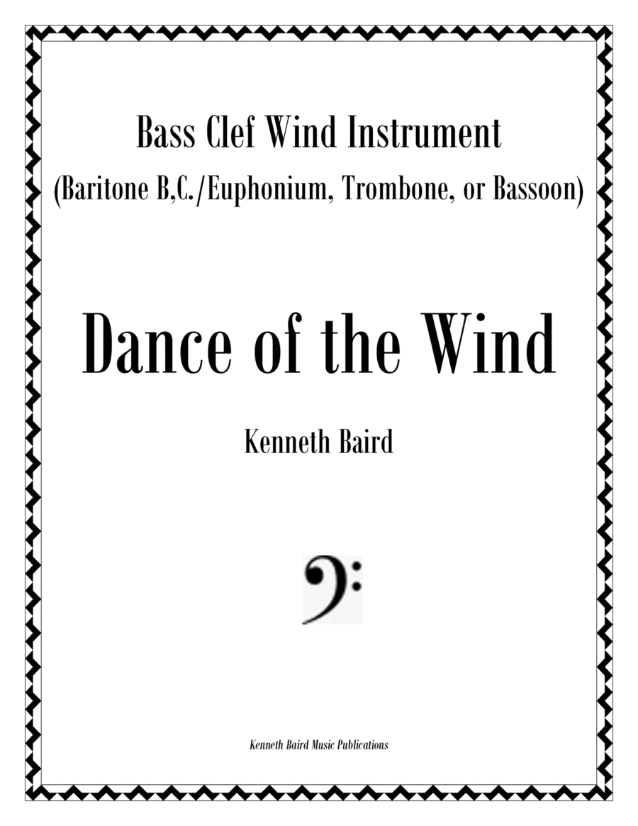 Dance of the Wind (for euphonium/baritone or trombone with piano)
