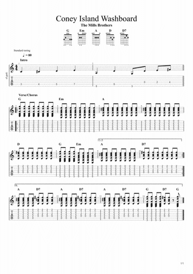 Coney Island Washboard (arr. Angelo)