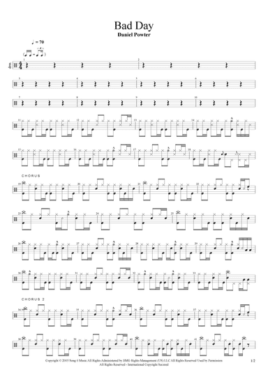Bad Day (arr. Cyril Mayer)