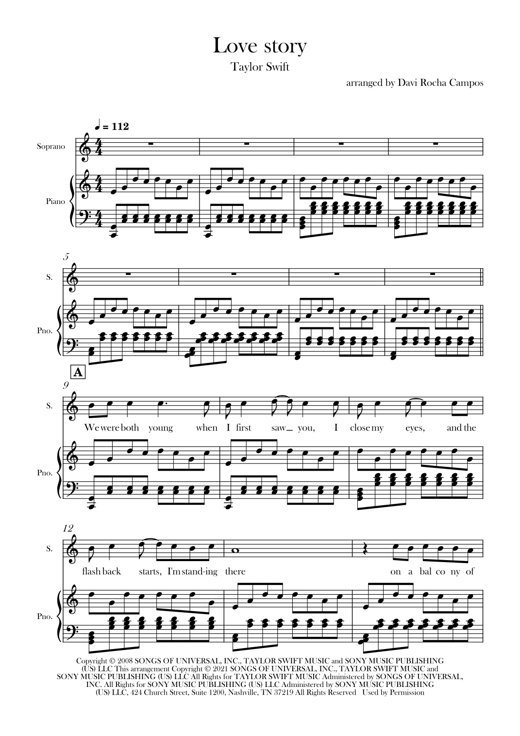 Love Story (arr. Davi Rocha Campos)