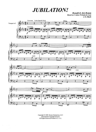 Jubilation! (arr. Ronald and Avis Romm)