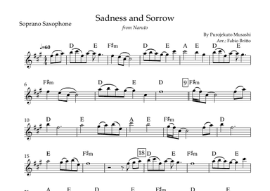 Sadness And Sorrow (arr. Fabio Britto)