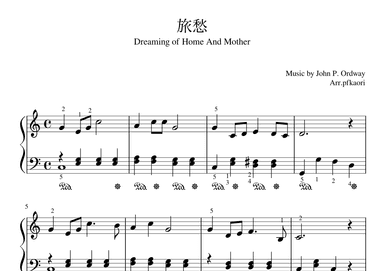 Dreaming Of Home And Mother (arr. pfkaori)