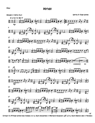 Mother (arr. Martha Colby)