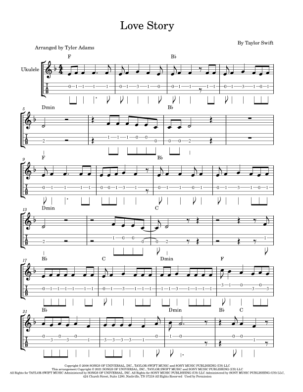 Love Story (arr. Tyler Adams)