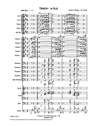 Tapestry in Blue - Jazz Ensemble