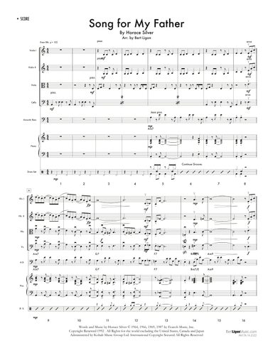 Song For My Father (arr. Bert Ligon [BertLigonMusic.com])
