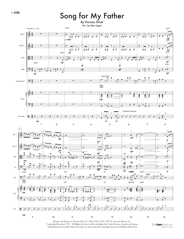 Song For My Father (arr. Bert Ligon [BertLigonMusic.com])