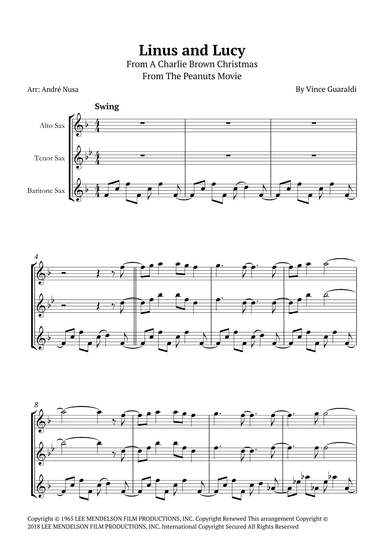 Linus And Lucy (arr. André Nusa)