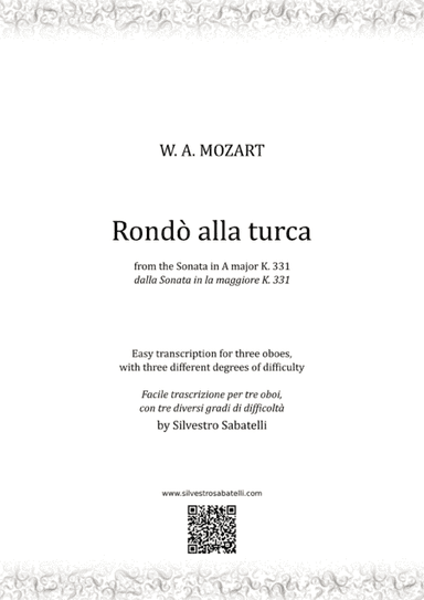 Rondò alla turca - Turkish March (arr. Silvestro Sabatelli)