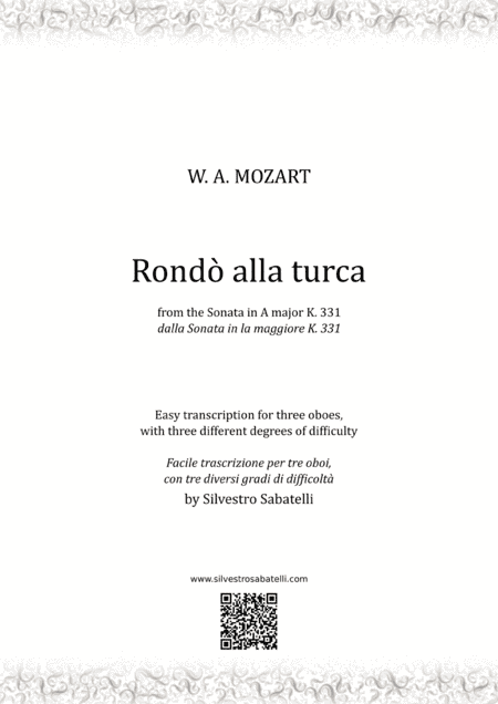 Rondò alla turca - Turkish March (arr. Silvestro Sabatelli)
