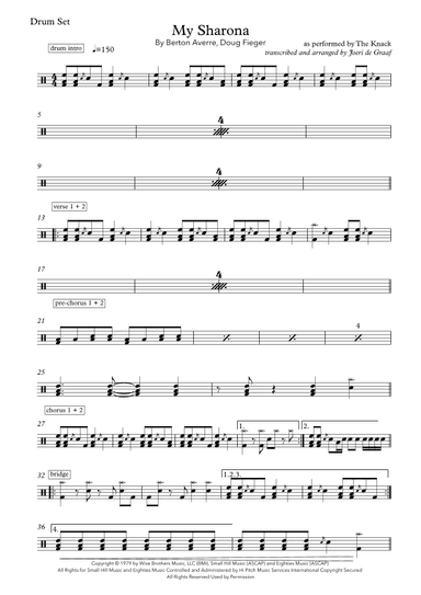 My Sharona (arr. Joeri de Graaf)