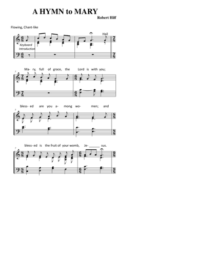 A HYMN TO MARY