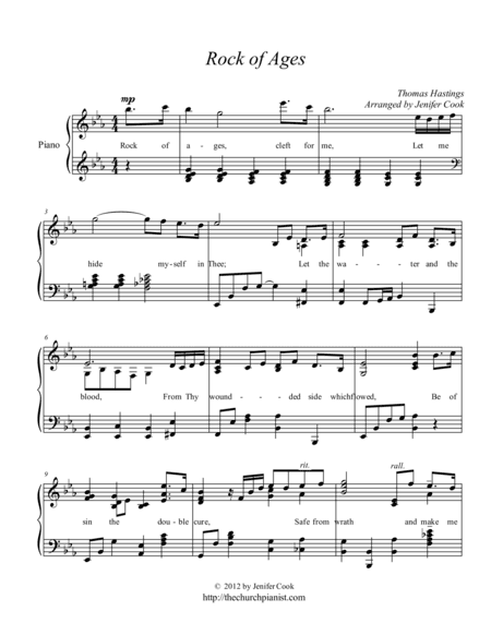 Rock of Ages (arr. Jenifer L Cook)
