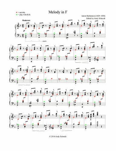 Melody in F (arr. Andy Schmidt)