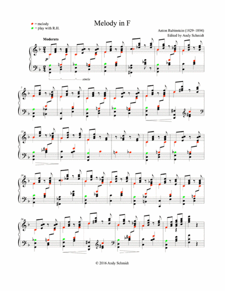Melody in F (arr. Andy Schmidt)